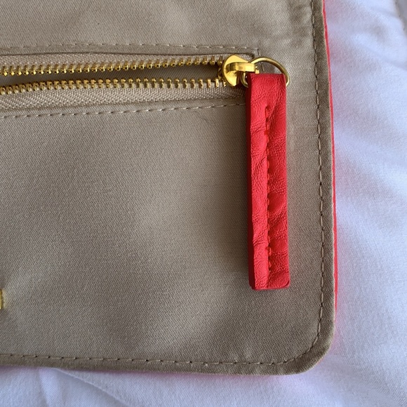 3 FOR $15 SALE: Pink Tri-Fold Clutch w/ Tie - Picture 6 of 8